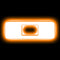 ORACLE Lighting Universal Illuminated Amber LED Letter Badges (Matte White Surface Finish) - O 3140-O-005