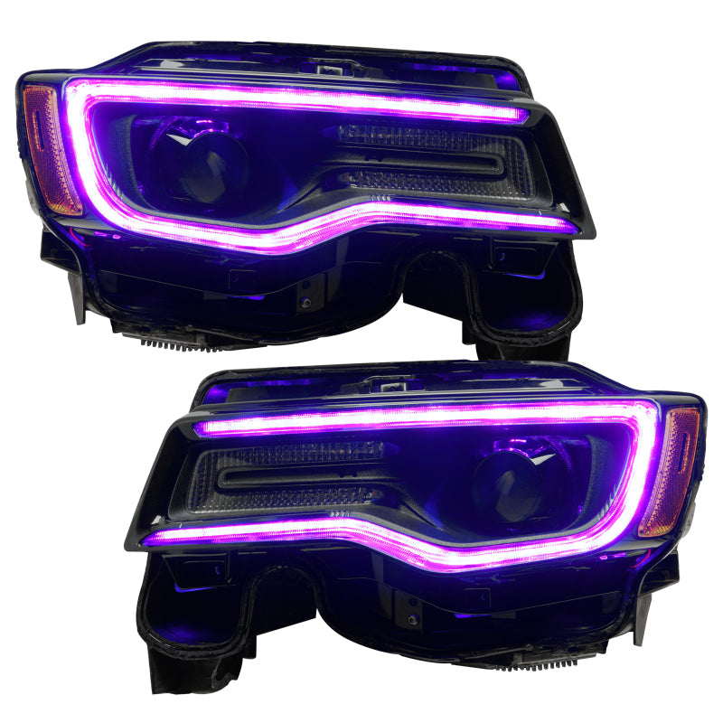 Oracle Lighting Dynamic ColorSHIFT Headlight DRL Upgrade Kit for 114-21 Jeep Grand Cherokee 1284-332