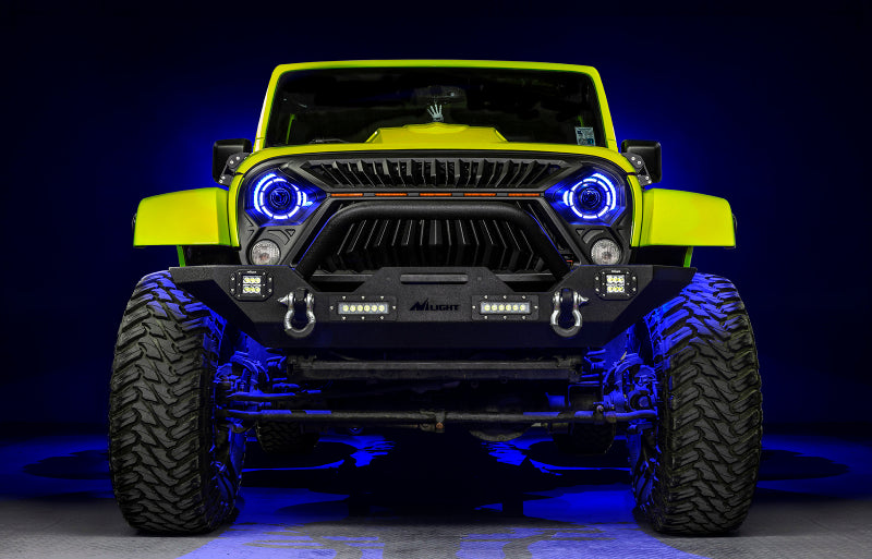 ORACLE Lighting Oculus 7" ColorSHIFT Bi-LED Projector Headlights for 07-18 Jeep Wrangler JK 5876-335