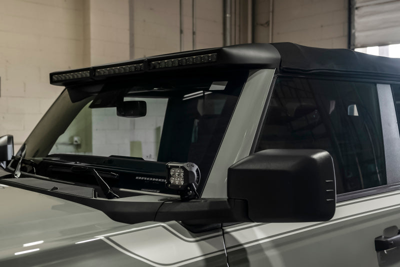 ORACLE Lighting Integrated Windshield Roof Black LED Light Bar System for 2021+ Ford Bronco 5888-023
