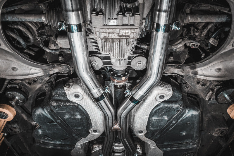 MBRP 3" Cat Back, Dual Rear Exit 18-23 Dodge Durango SRT 6.4L T304 SS w/ CF Tips S51053CF