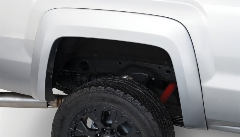 Bushwacker 15-18 GMC Sierra 2500 HD Extend-A-Fender Style Flares 4pc 78.8/97.6in Bed - Black