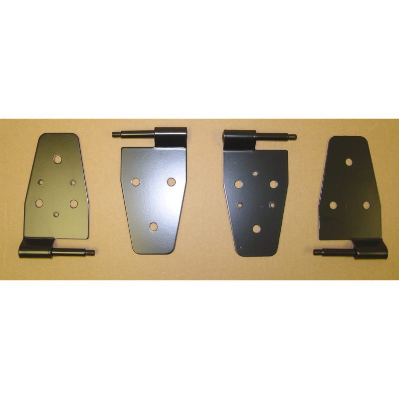 Rugged Ridge 87-06 Jeep Wrangler Black Door Hinge Kit