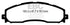EBC 13+ Ford F250 (inc Super Duty) 6.2 (2WD) Yellowstuff Rear Brake Pads