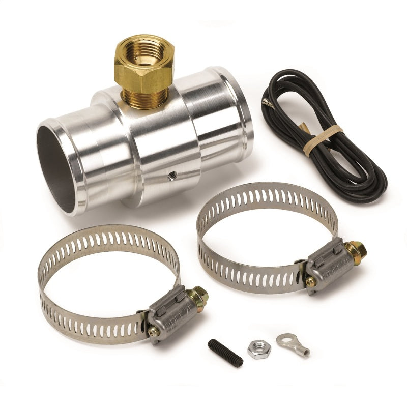 Autometer 1.5" 3/8" NPTF Female Aluminum Radiator Hose Adapter Fitting - 2283