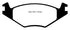 EBC 86-93 Volkswagen Cabriolet 1.8 Redstuff Front Brake Pads