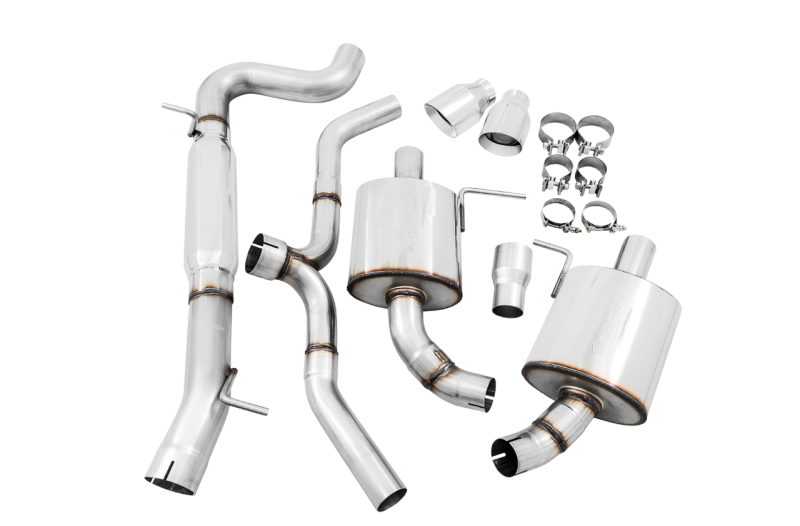 AWE Tuning Touring Edition Exhaust for VW Golf Alltrack /Sportwagen 4Motion Chrome Silver Tips 3015-32098