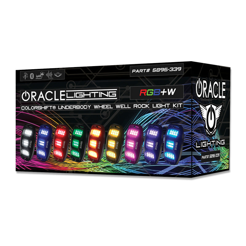 ORACLE Lighting ColorSHIFT RGB+W Underbody Wheel Well Rock Light Kit - 4 PCS 5895-339