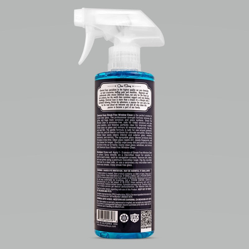 Chemical Guys Streak Free Window Clean Glass Cleaner (Set of 6 x 16 Oz.) CLD30016