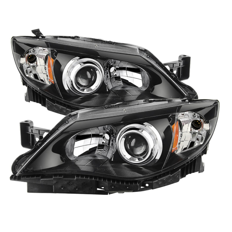 Xtune Subaru Impreza Wrx 08-14 Halogen Models Only Headlights Black HD-JH-SI08-AM-BK