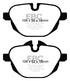 EBC 11+ BMW X3 2.0 Turbo (F25) Redstuff Rear Brake Pads