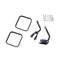 Omix Side Mirror Kit Black- 55-86 Jeep CJ Models