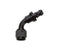Allstar Performance Black Aluminum Pushlock Hose End 60 Degree Elbow -6 AN ALL49442