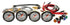 Allstar Performance Oil Pressure /Water Temperature /Oil Temperature /Fuel Pressure Gauge Kit ALL80083