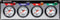 Allstar Performance 4 Gauge Panel ALL OP/WT/OT/FP ALL80093