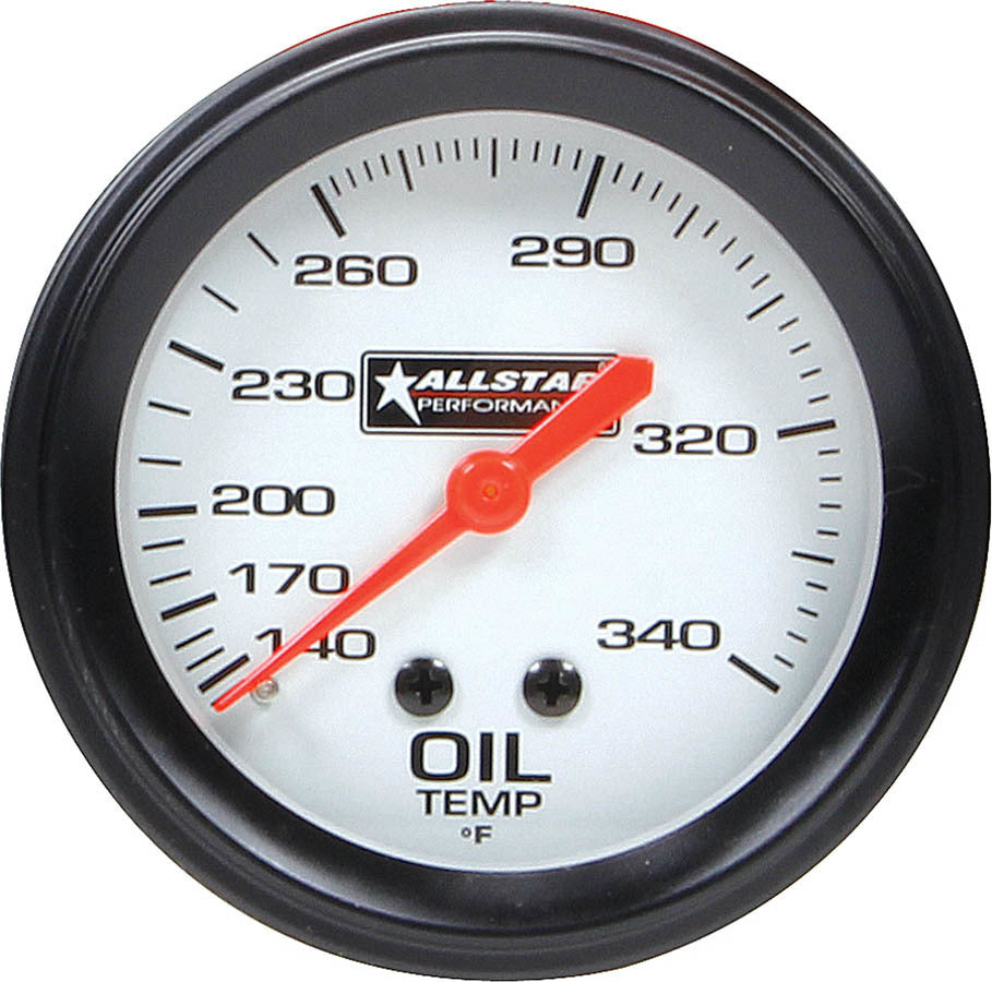 Allstar Performance ALL Oil Temp Gauge 140-340F 2-5/8in ALL80097