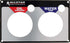 Allstar Performance Repl 2 Gauge Panel OP/WT ALL80125