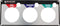 Allstar Performance Replacement 3 Gauge Panel Fuel Pressure /Oil Pressure /Water Temperature ALL80127