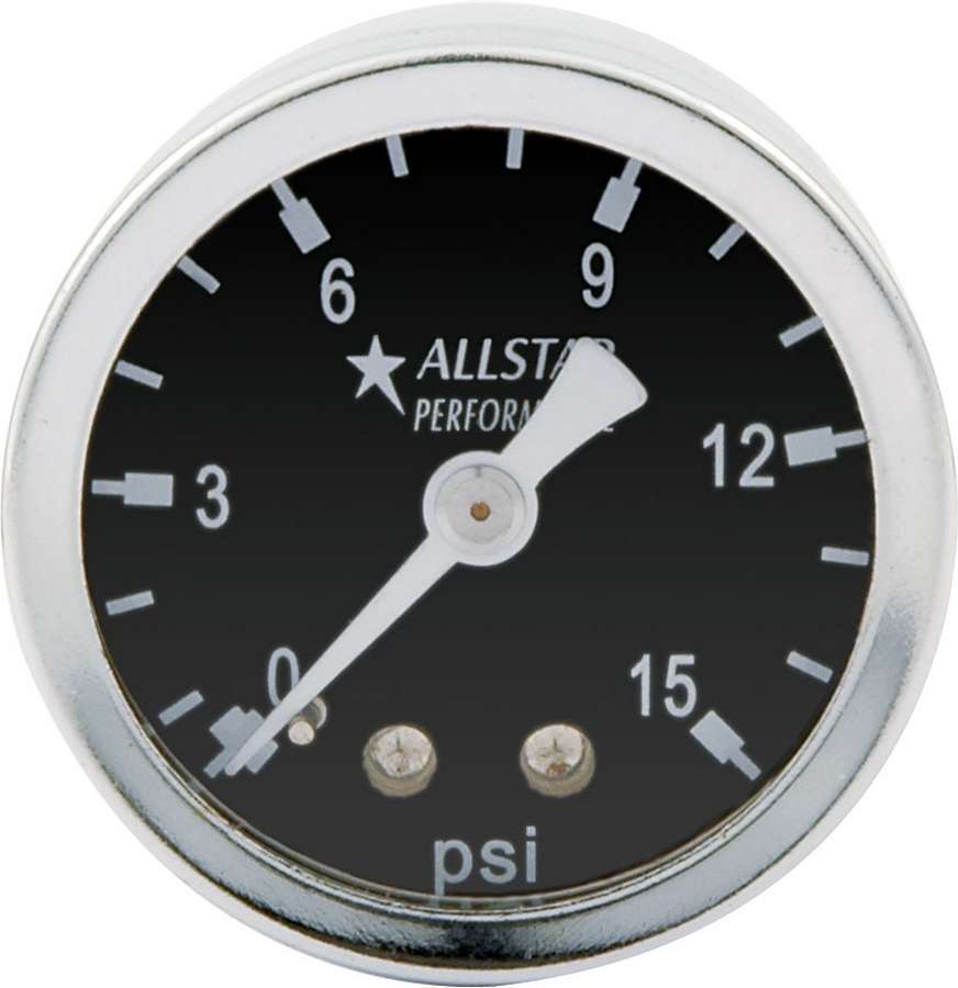 Allstar Performance 1.5in Gauge 0-15 PSI Dry Type ALL80210