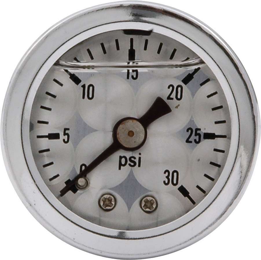 Allstar Performance 1.5in Gauge 0-30 PSI Turned Face Liq Filled - ALL80222