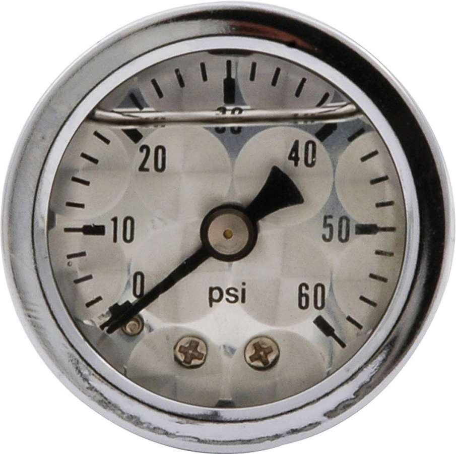 Allstar Performance 0-60 PSI Turned Face Liquid Filled Pressure Gauge 1.5in ALL80224