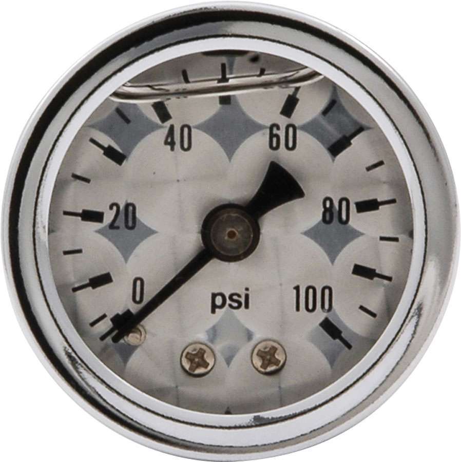 Allstar Performance 0-100 PSI Turned Face Liquid Filled Pressure Gauge 1.5in ALL80226