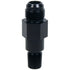 Allstar Performance Black Aluminum Oil Inlet Fitting 3/8NPT to -10 x 3in ALL90048