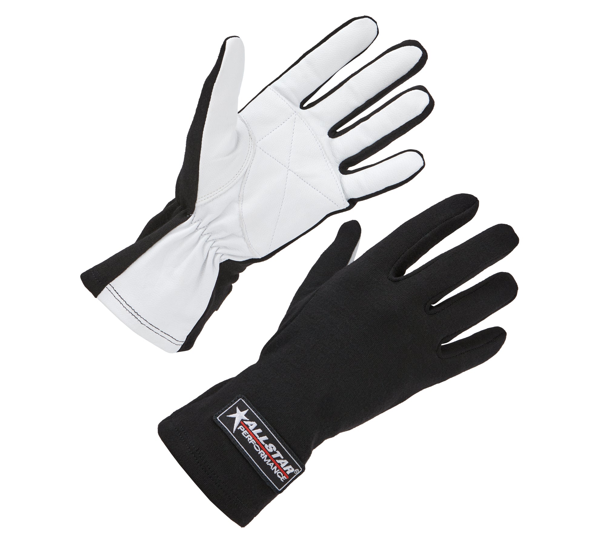 Allstar Performance Racing Gloves Non-SFI S/L Black Medium ALL910012