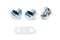 Allstar Performance Repl Cover Fasteners 3pk ALL99338