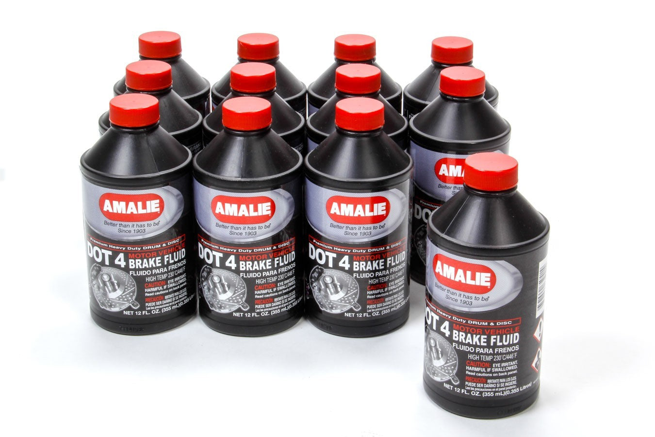 AMALIE DOT 4 Brake Fluid Case 12x12 Oz