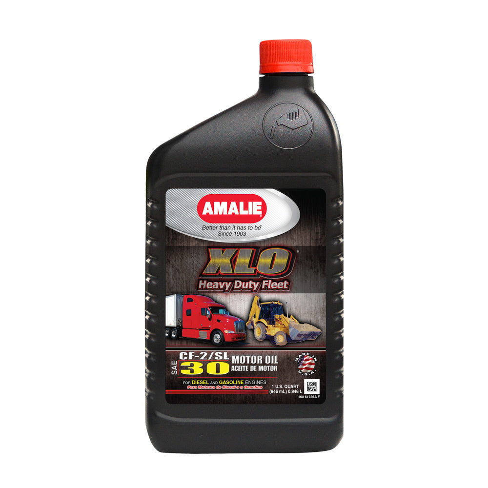 AMALIE XLO Heavy Duty Fleet Eng ine Oil 30W Case 1Qt