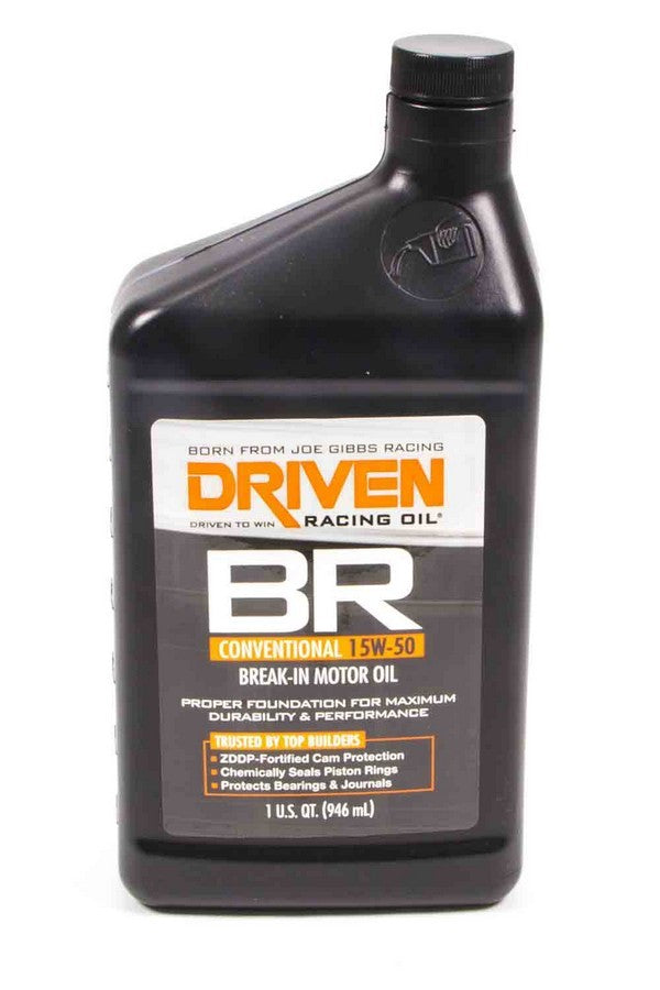 DRIVEN RACING OIL BR 15w50 Petroleum Oil 1Qt Break-In Oil