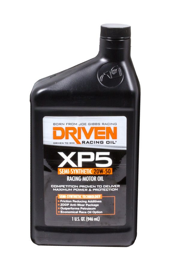 DRIVEN RACING OIL XP5 20w50 Semi-Synthetc Oil 1 Qt Bottle