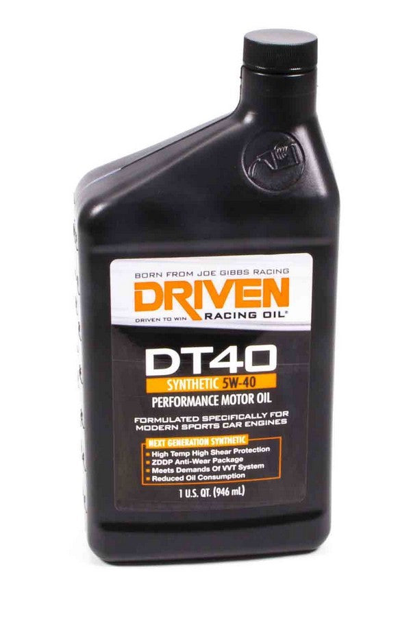 DRIVEN RACING OIL DT40 5w40 Synthetic Oil 1 Qt Bottle