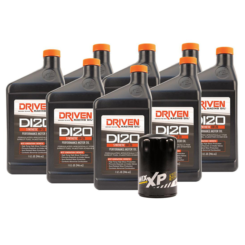 DRIVEN RACING OIL DI20 Oil Change Kit 14- LS Engines 8 Qt