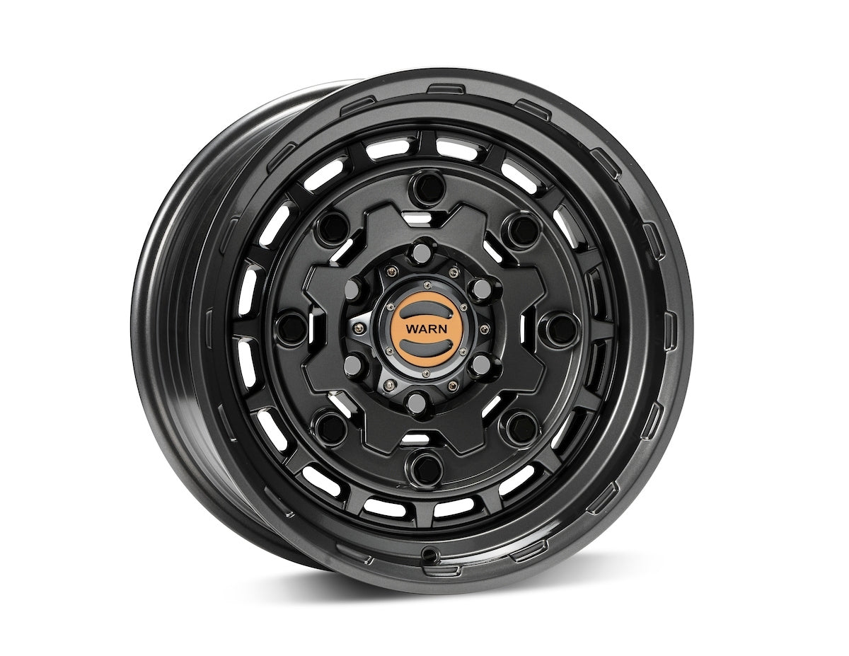 WARN Wheel 17x8.5 Jackhammer Black 6x5.5/6x139.7mm 104489