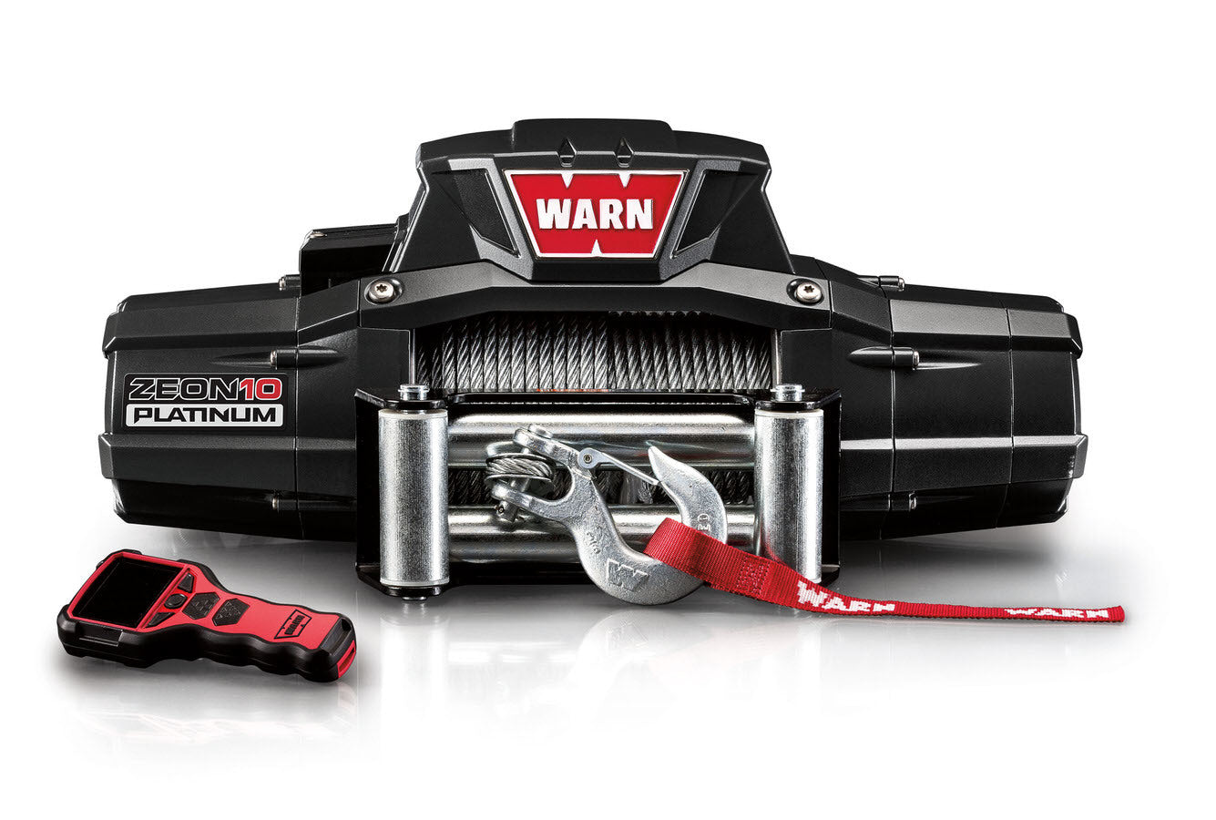 WARN ZEON 10 Platinum 10000lb Winch w/Wire Rope Roller 92810