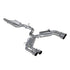 MBRP 15-18 Audi S3 3" Quad Split Rear Exit C/B System T304 Stainless Steel S4601304