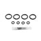 DeatschWerks Subaru Side Feed Injector O-Ring Kit (4 x Top Ring 4 x Bottom Ring)