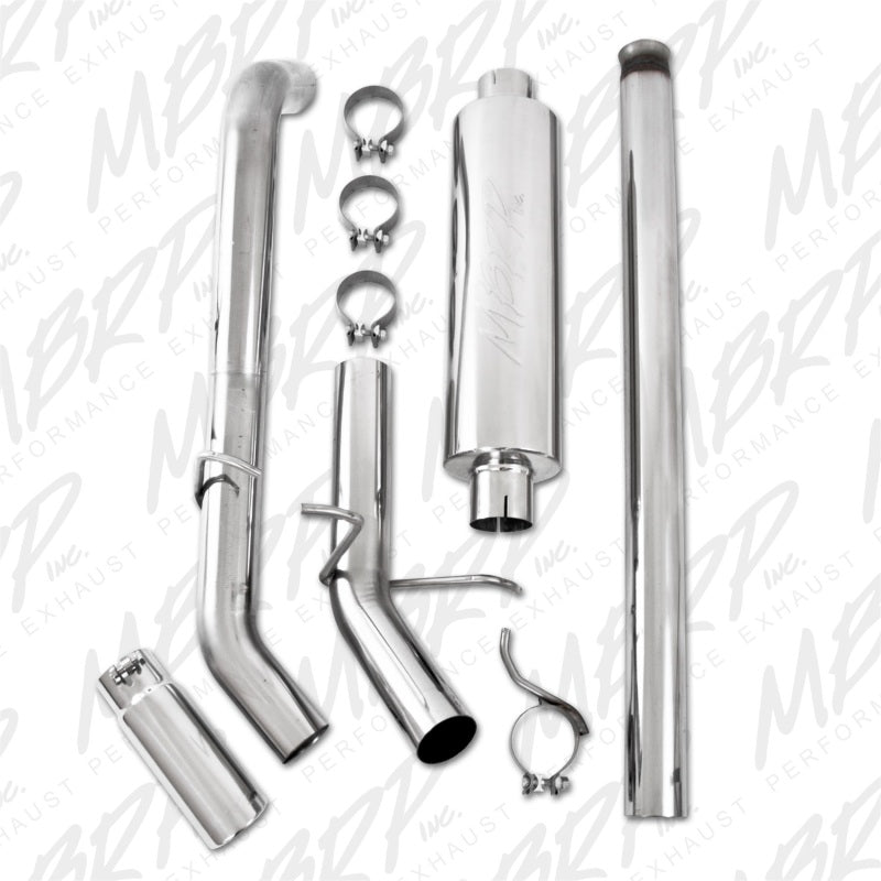 MBRP 3" Cat Back, Single Side 2009 Chev/GMC 1500 4.8/5.3L EC/CC (excluding 8ft bed) S5054409