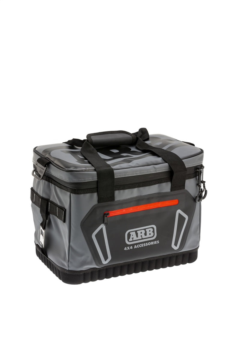 ARB Charcoal w/ Red Highlights Cooler Bag 15" L x 11" W x 9" 10100376