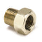 Autometer 3/8" Brass NPT Male Mechanical Temp Gauge Fitting Adapter - 2263