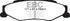 EBC 03-04 Cadillac XLR 4.6 Yellowstuff Rear Brake Pads