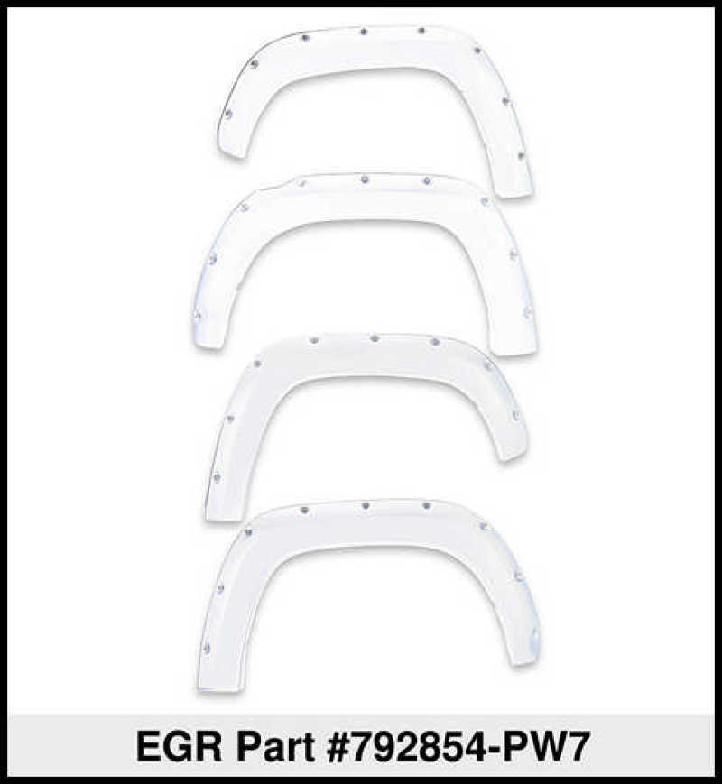 EGR 10+ Dodge Ram HD Bolt-On Look Color Match Fender Flares - Set - Bright White