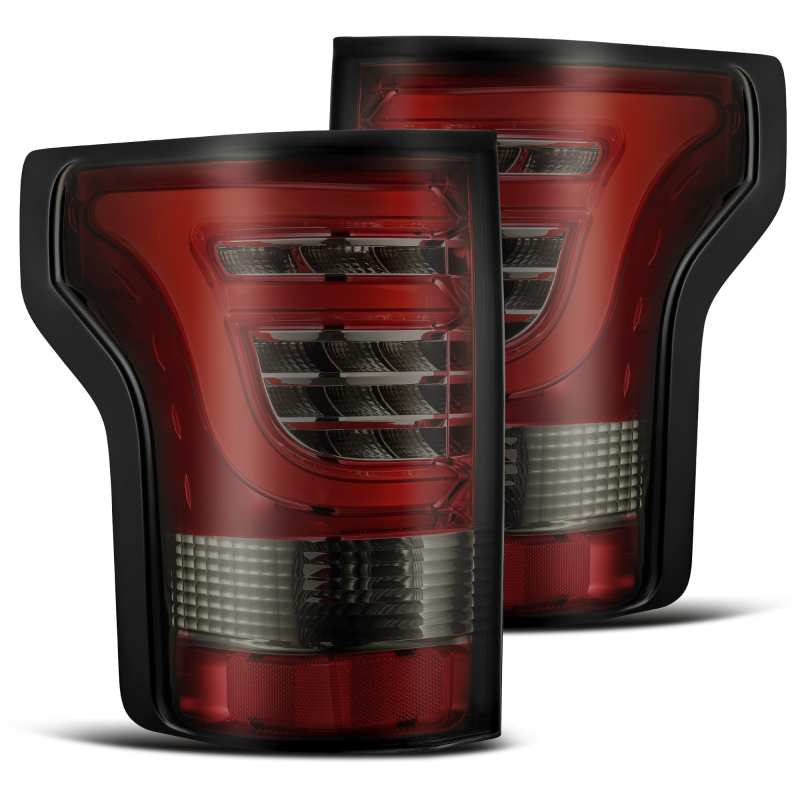 AlphaRex PRO-Series LED Tail Lights Red Smoke for 15-17 Ford F-150 652020