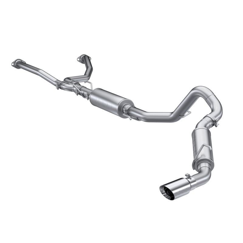 MBRP 3"Cat-back Single Side Exit w/T304 Steel 2.5" Lead Pipes For 22-24 Toyota Tundra 3.5L S5301304