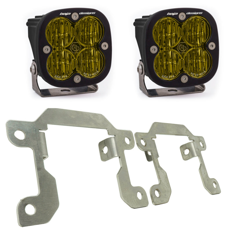 Baja Designs Squadron SAE Amber Fog Pocket Light Kit for Ford 19-22 Ranger, 21-22 Bronco 447716