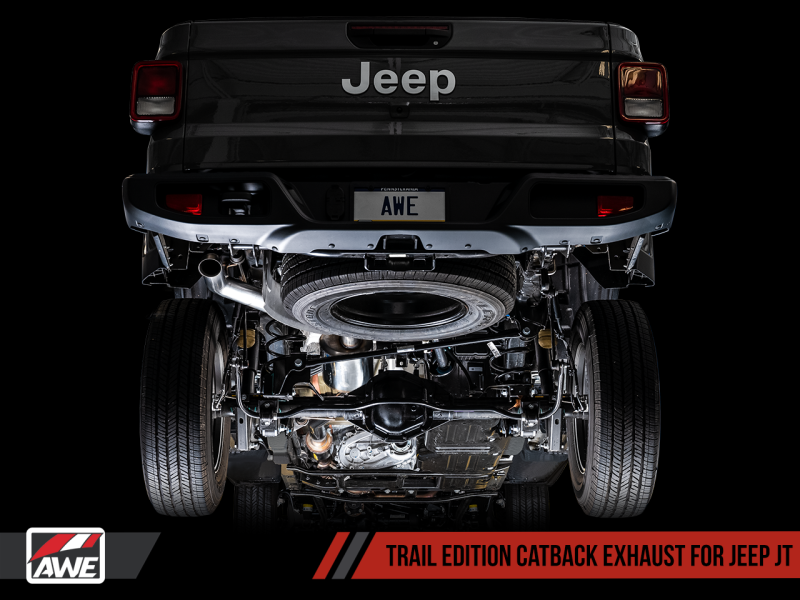 AWE Tuning Trail Edition Cat-Back Exhaust For 20-21 Jeep Gladiator JT 3.6L 3015-21001