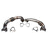 Wehrli 01-04 Chevrolet 6.6L Duramax LB7 2in Stainless Up Pipe Kit w/Gaskets - Single Turbo