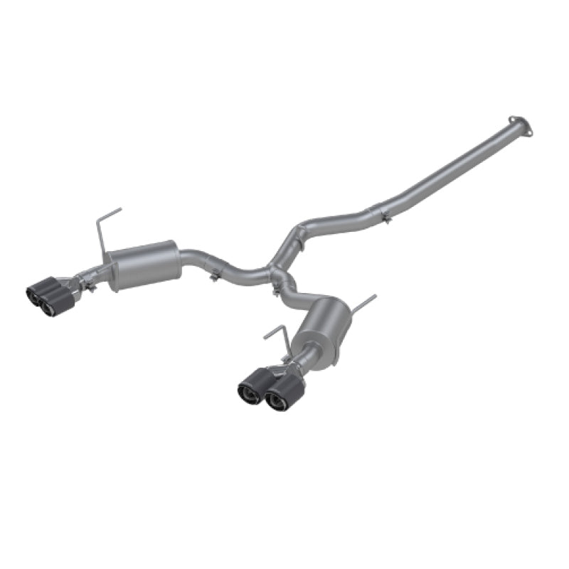 MBRP 3" Dual Split Rear Exit 15-19 Subaru WRX 2.0L/STI 2.5L w/ 3.5" CF Tips Street Version S4800304